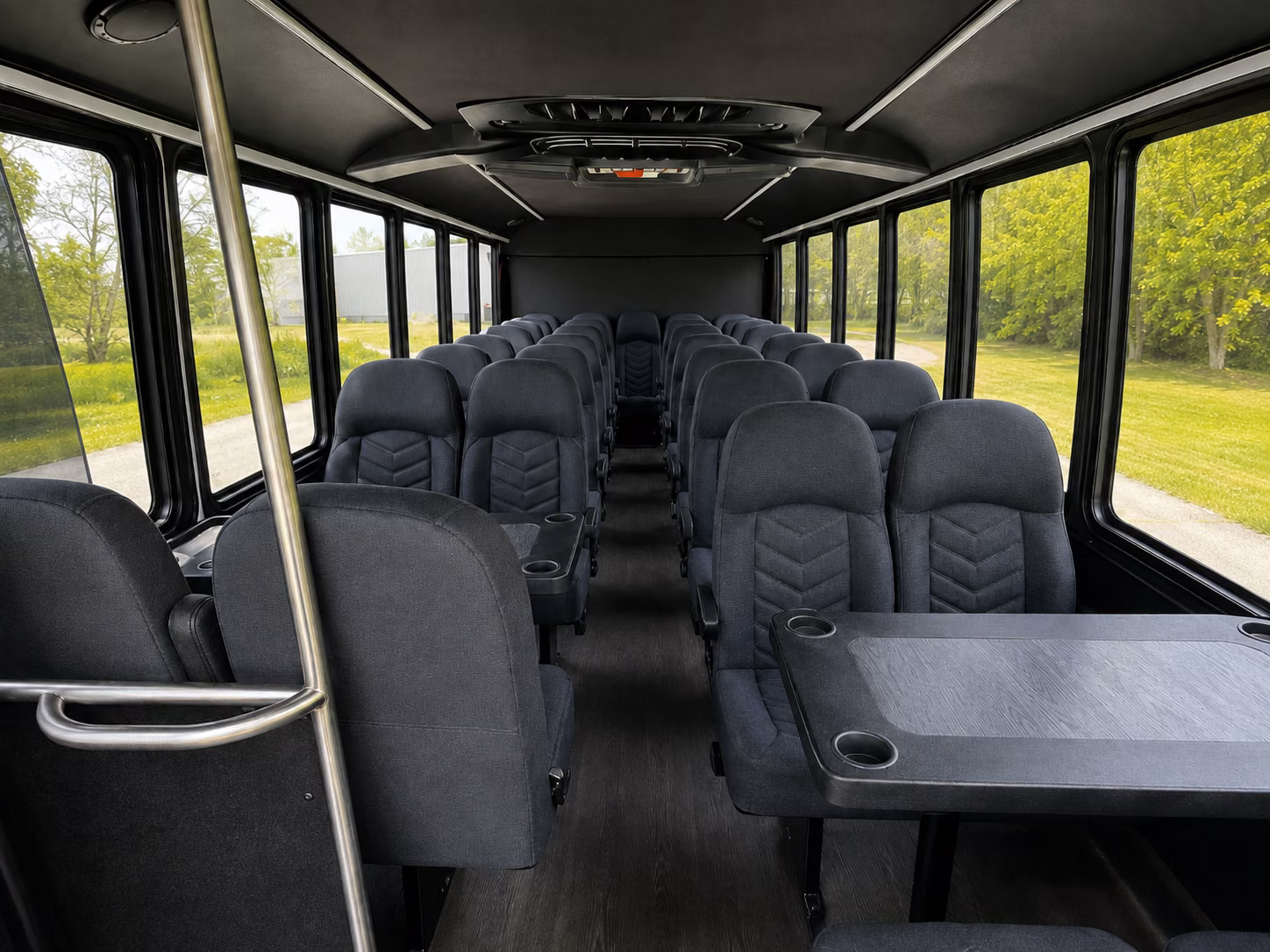 doral 18 passenger minibus inside