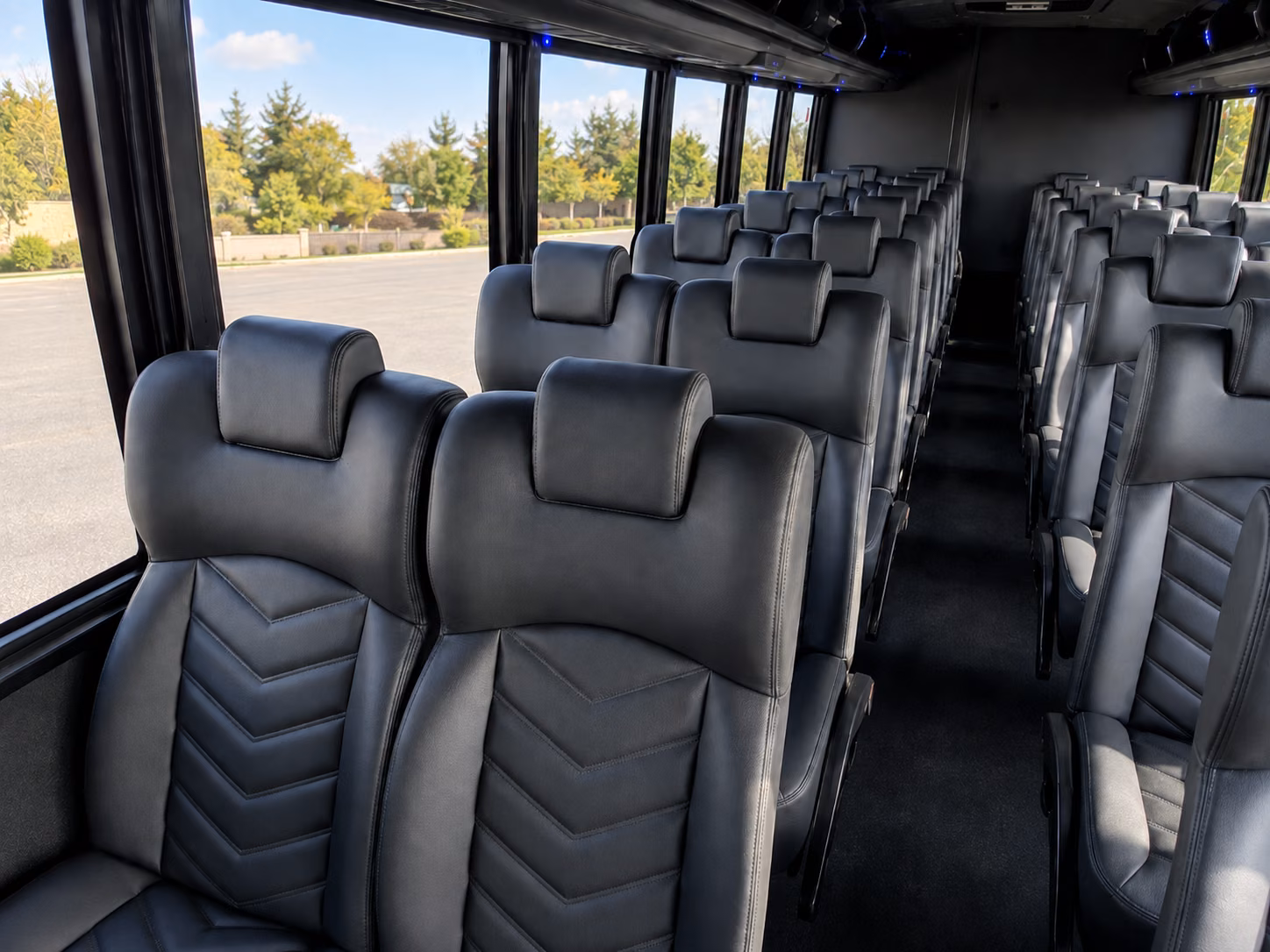 doral 18 passenger minibus interior