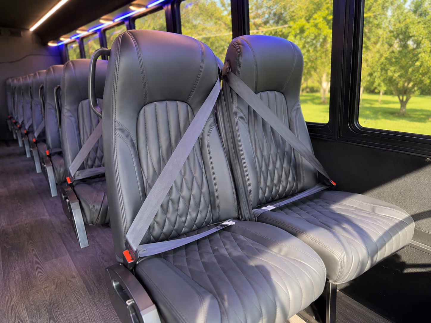 doral 20 passenger minibus inside