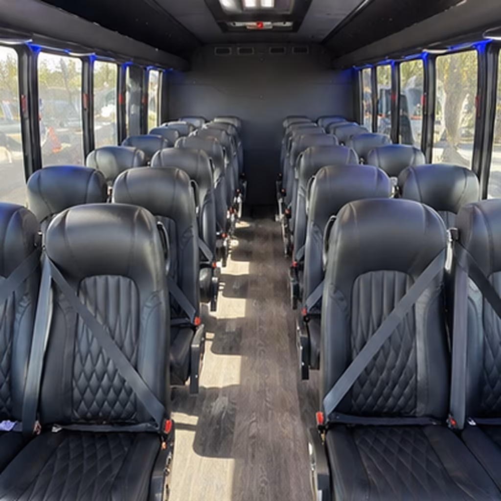 doral 28 passenger minibus interior