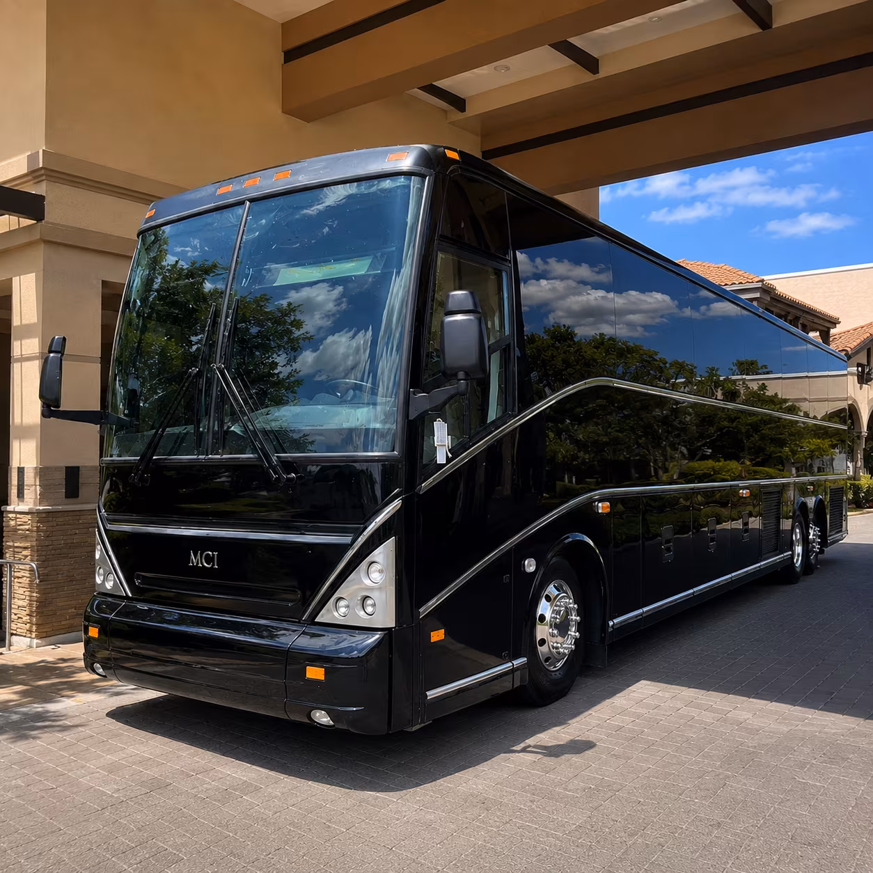 doral concert charter bus rental