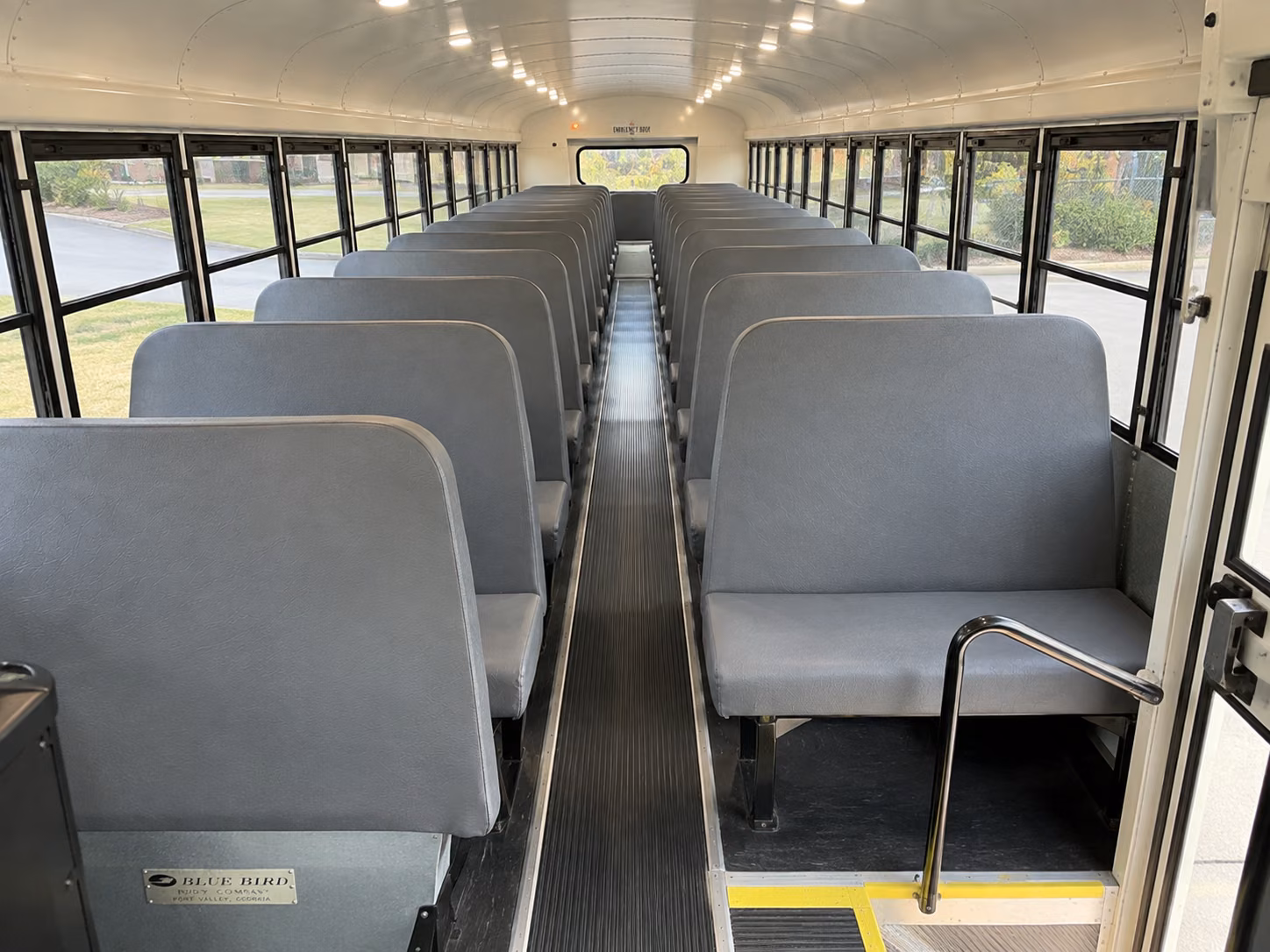 doral school bus inside