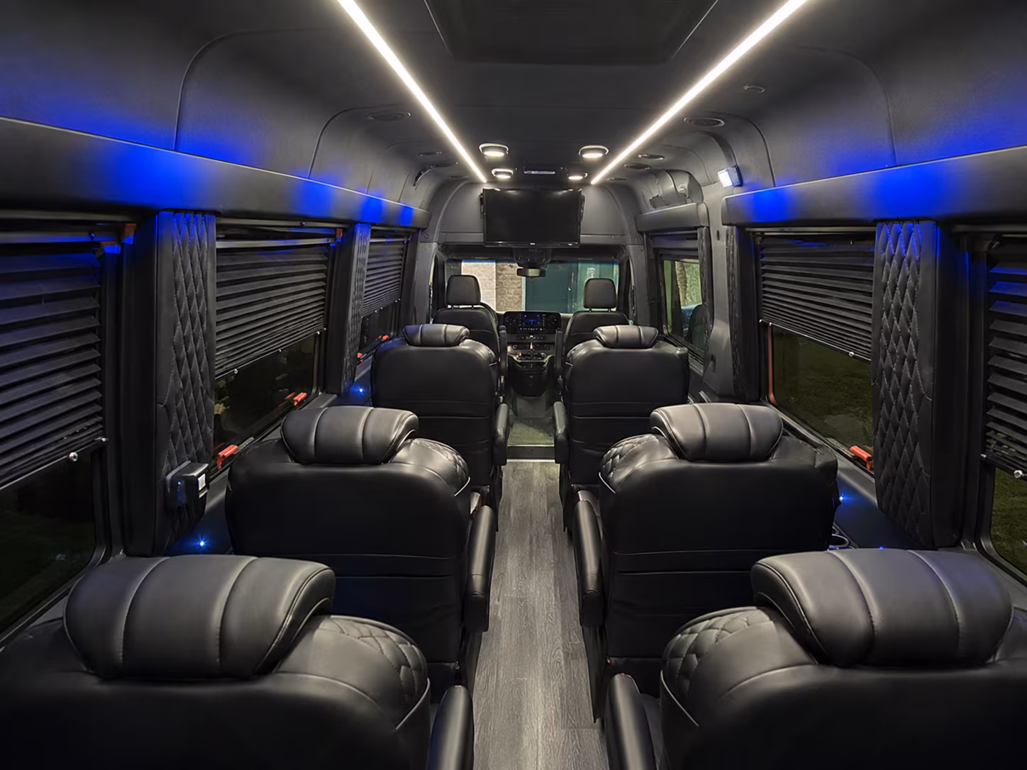 doral sprinter van with driver inside