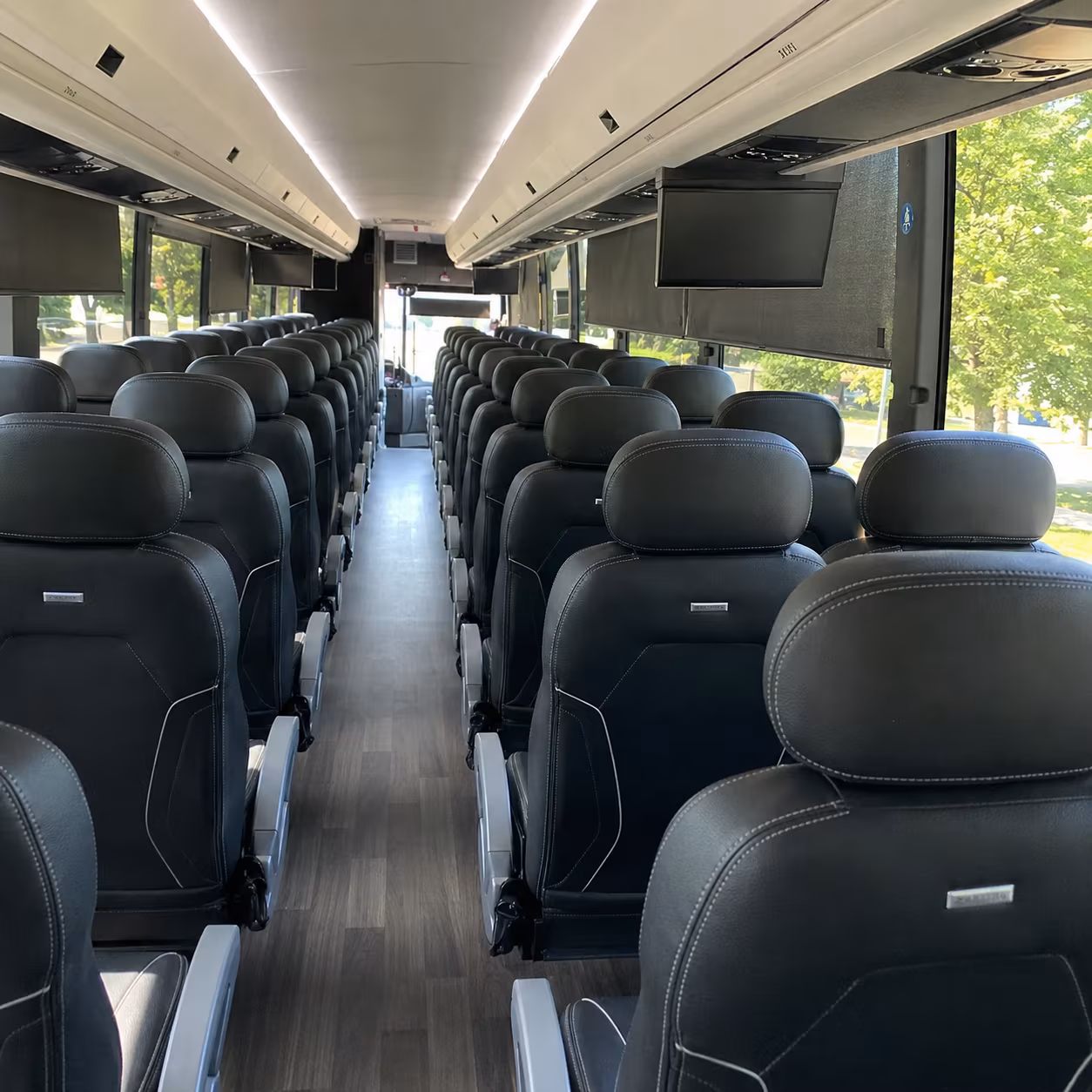 mia charter bus rentals and group airport transfers